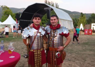 ROMANOS EN LA BACO FESTA DE A RUA