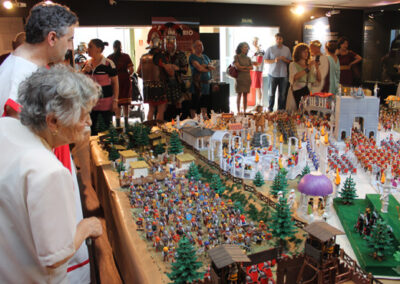 EXPOSICION DE 1500 PIEZAS PLAYMOBIL AESCLICK