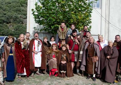 FOTO DE GRUPO DE LUDUS BERGIDUM FLAVIUM EN LA FERIA