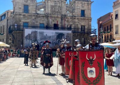 EL CESAR PASA REVISTA A LAS TROPAS DE BERGIDUM