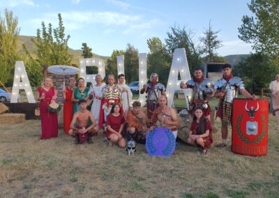 FOTO DE GRUPO PARTICIPANTES EN LA BACO FESTA DE A RUA