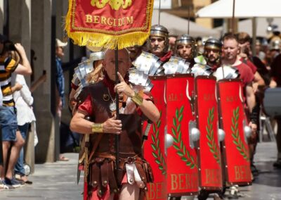 DESFILE DE LOS LEGIONARIOS DE LUDUS BERGIDUM FLAVIUM EN ASTORGA