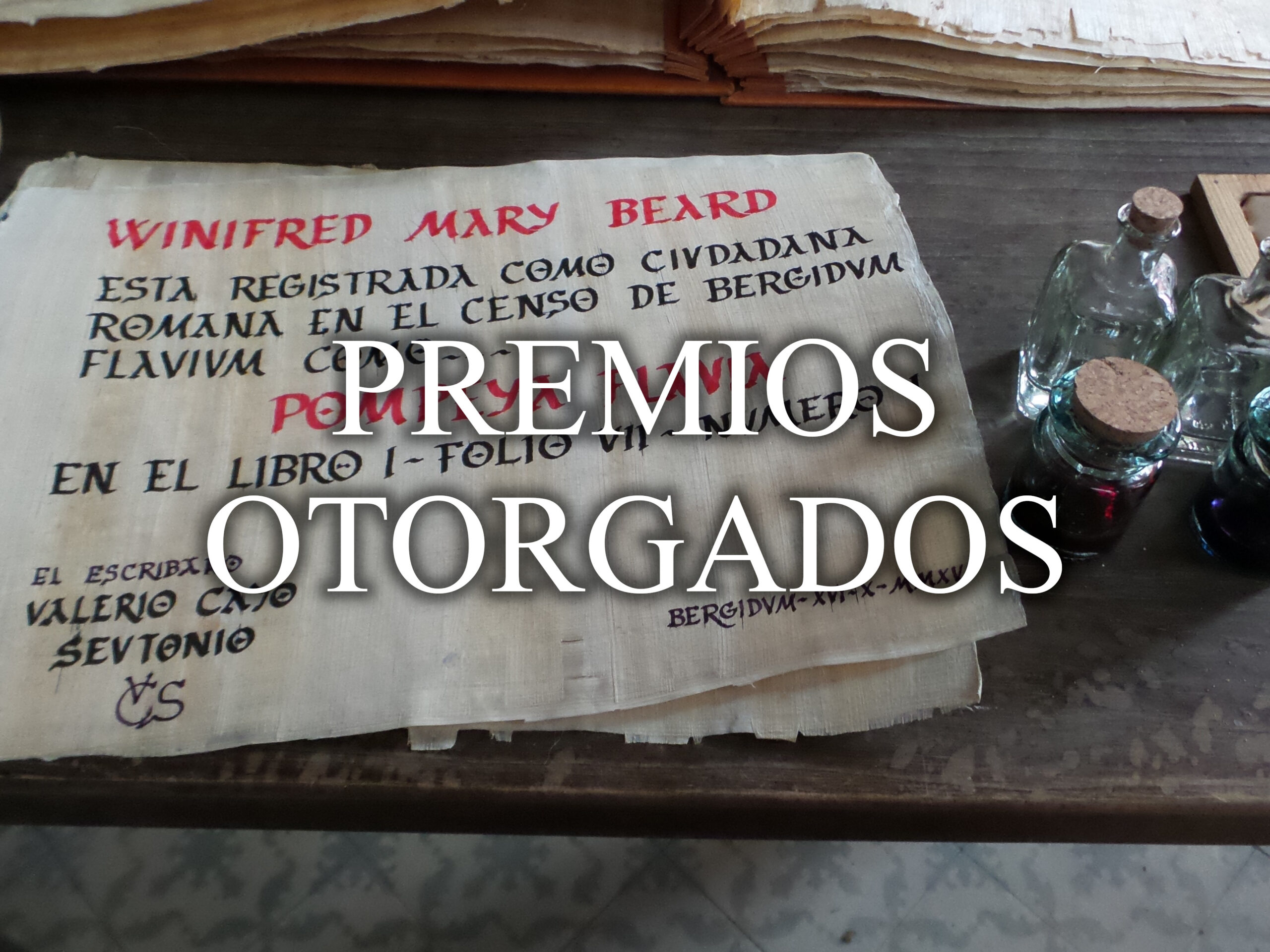 PREMIOS OTORGADOS