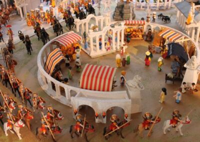 EXPOSICION DE 1500 PIEZAS PLAYMOBIL AESCLICK