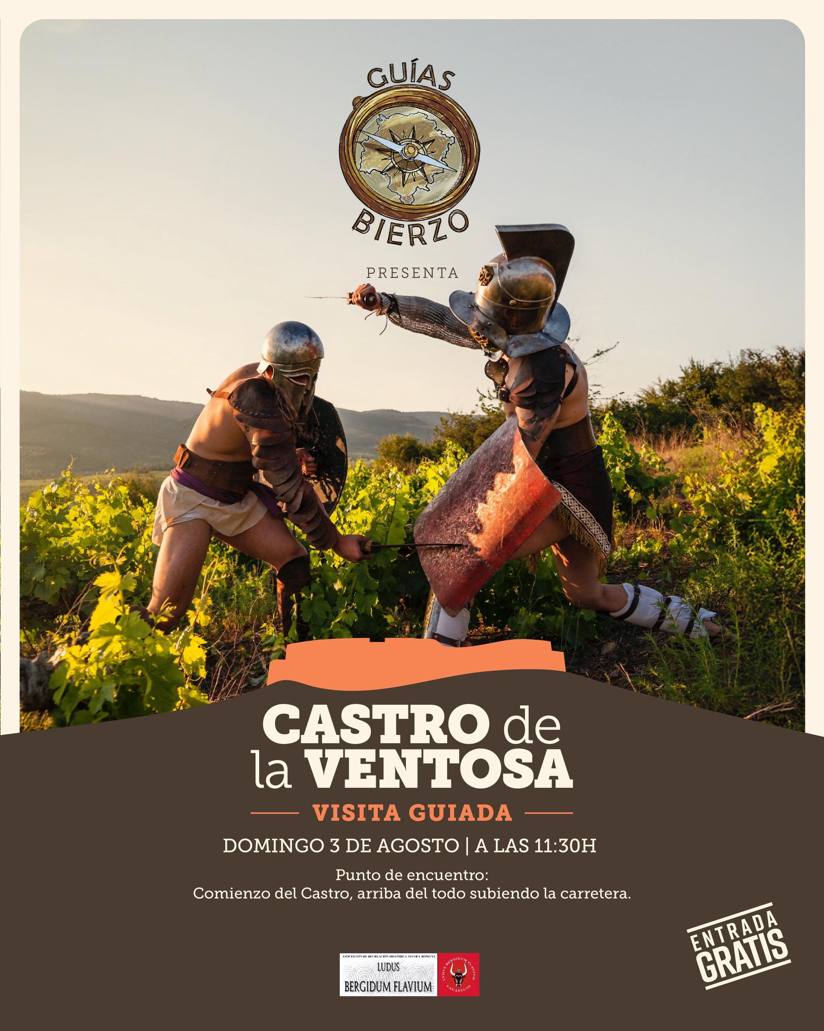 79d90e08-2165-4f71-85d6-ea4d26b2e1cf VISITA GUIADA A CASTRO VENTOSA EN EL LUDUS BERGIDUM FLAVIUM 2025